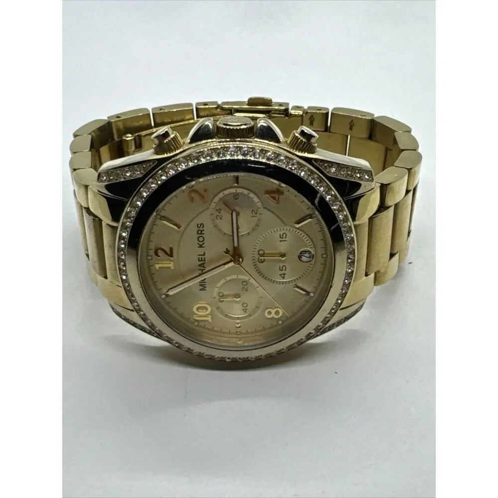 Michael Kors Blair MK5166 Women's Gold Stainless Steel Analog Dial Watch JNA648